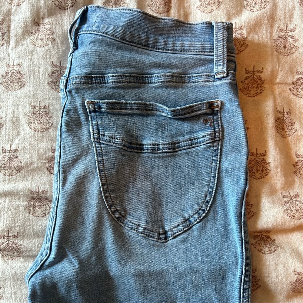 Madewell road tripper stovepipe jeans
